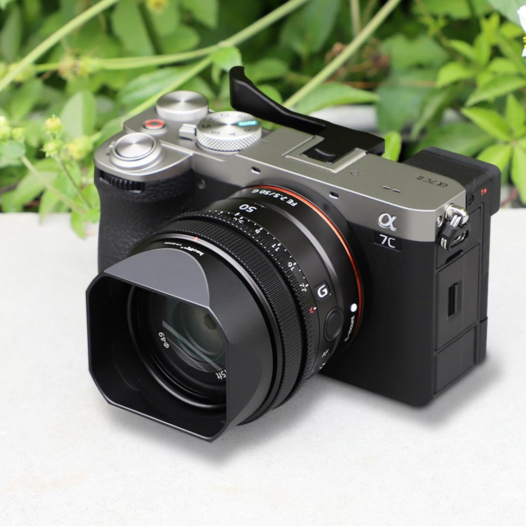 Haoge LH-S245N Gegenlichtblende für Sony FE 50 mm F2.5 G FE 40 mm F2.5 G FE 24 mm F2.8 G Gegenlichtb