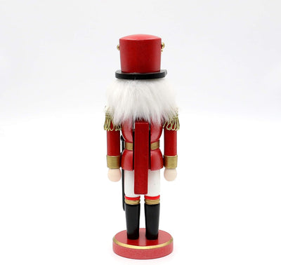 Dekohelden24 Zauberhafter Nussknacker Soldat in rot klassisch, ca. 25 cm, 520213-rot 25 cm Rot