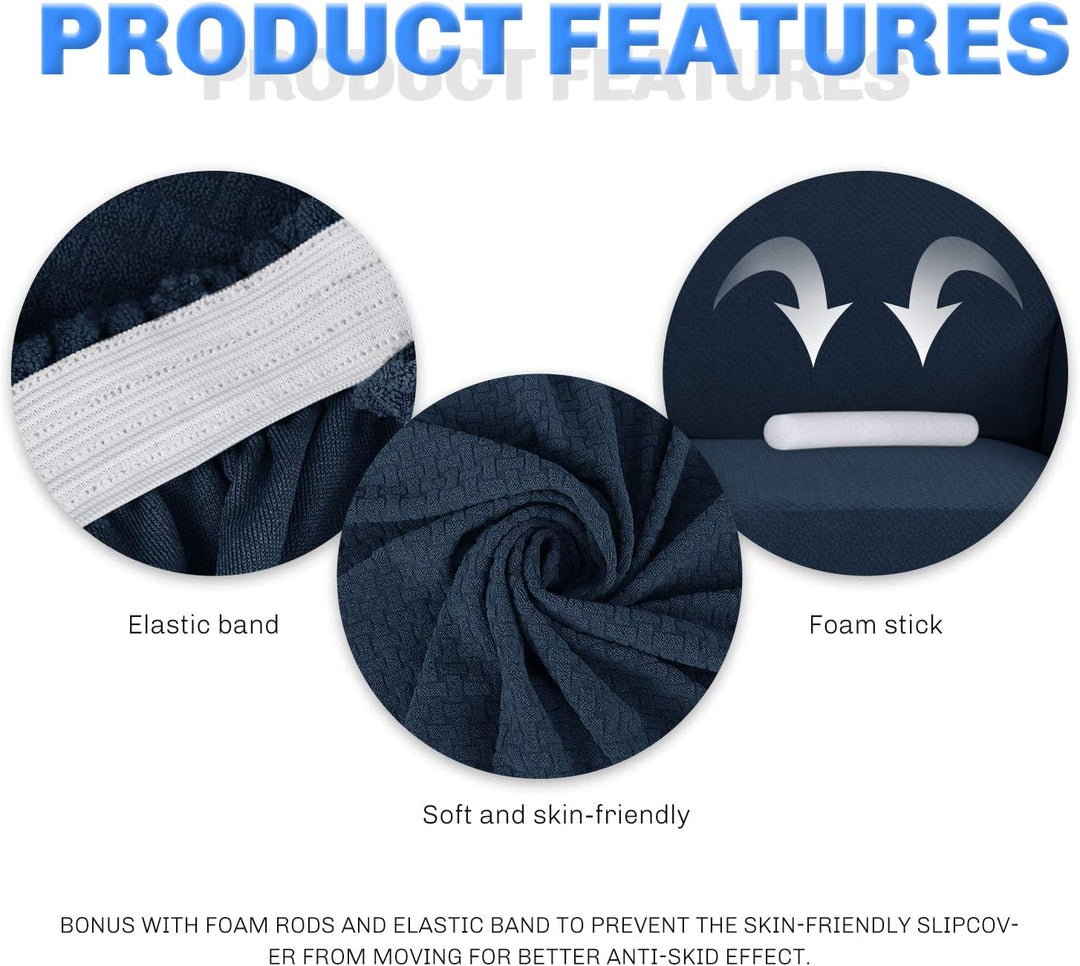 MAXIJIN Creative Jacquard Extra grosse Couchbezüge für 3- oder 4-Sitzer, super Dehnbare rutschfeste