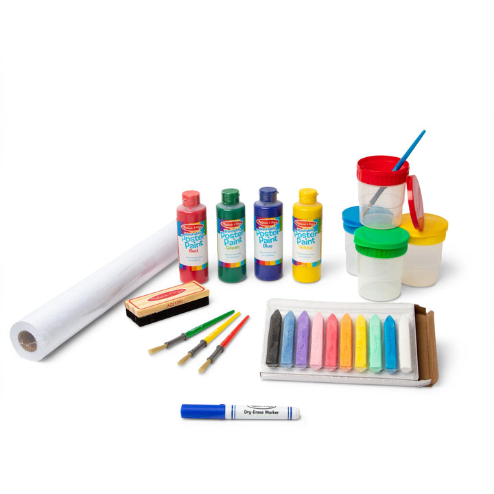 Melissa & Doug - Staffeleizubehör-Begleitset (Kunst & Bastelarbeiten, fördert die Kreativität, 25 Te