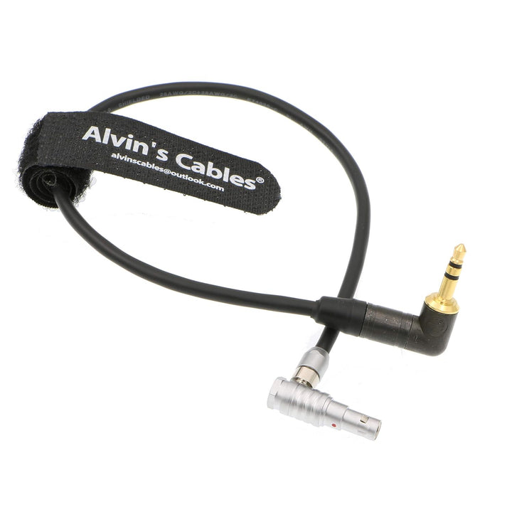 Alvin's Cables 5 Pin Rechtwinklig Stecker auf Rechtwinklig 3,5 mm TRS Audiokabel für ARRI Alexa Mini