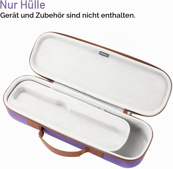 RAIACE Hartschalen-Aufbewahrungskoffer, kompatibel mit Dyson Airstrait Glätteisen, Reise-Tragetasche