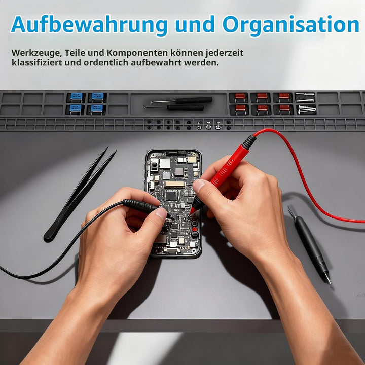 Lötmatte Silikon Antistatische Reparatur Matte Extra Gross 60 * 35cm Lötunterlage Soldering Mat Arbe