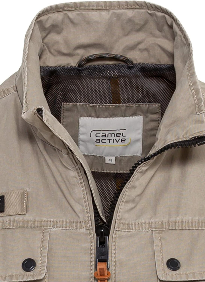 camel active Herren Blouson 34 Beige, 34 Beige