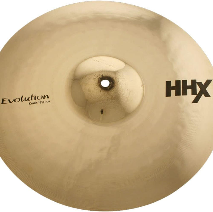 Sabian 18" HHX Evolution Crash, Brillant Finish 18 Inch Evolution Crash, 18 Inch Evolution Crash