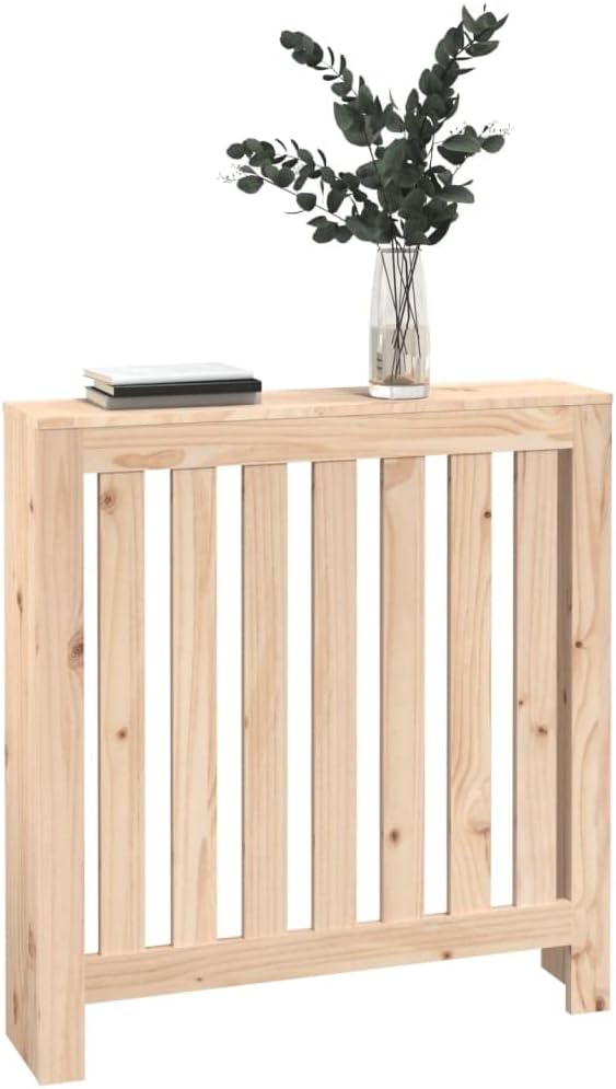 Heizkörperverkleidung 79,5x19x84 cm Heizung Heizkörper Abdeckung Rustikale Optik Heizungsabdeckung H