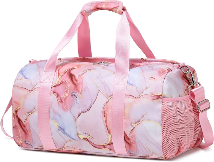 Mädchen Sporttasche Reisetasche Kinder Mädchen Tanztasche Reisetasche Trainingstasche Damen Sporttas