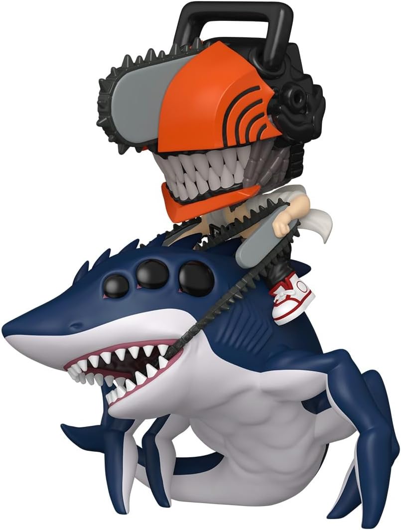 Funko POP! Rides Deluxe: Chainsaw Man - Reze and Beam Mehrfarbig Standard Size, Mehrfarbig Standard