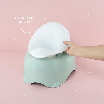 hellomini Kinder-Töpfchen, herausnehmbarer Innentopf BPA-frei Babytöpfchen Babytopf WC/Klo, kinderfr