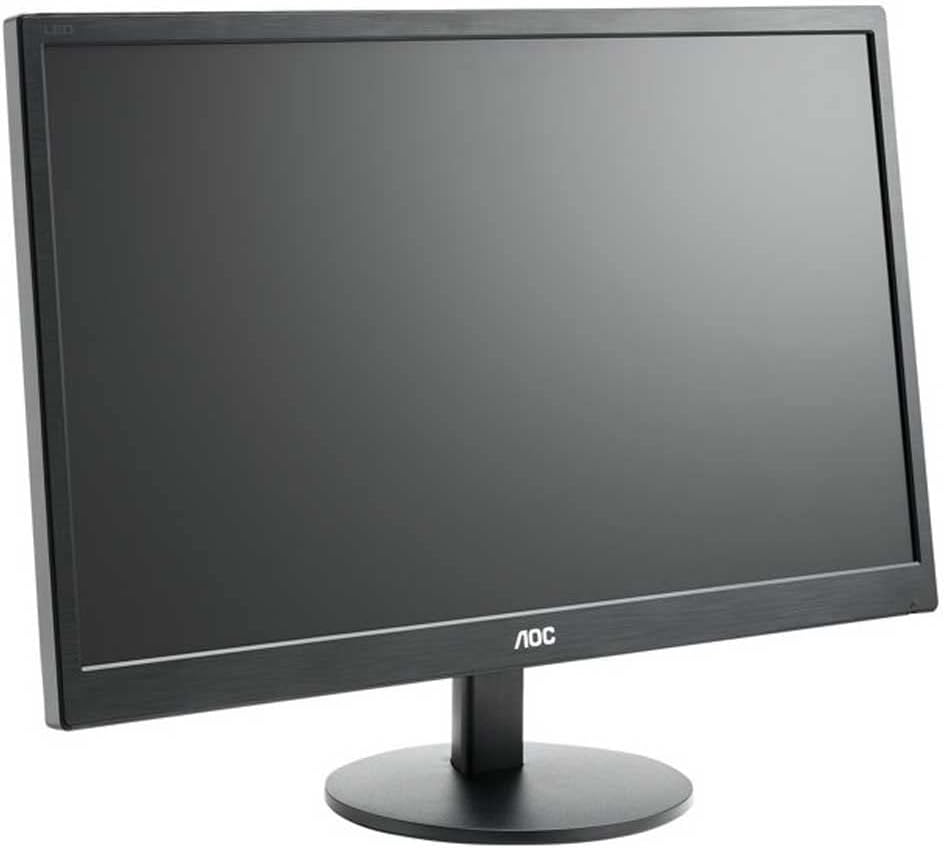 AOC E2070SWN 49,5 cm (19,5 Zoll) Monitor (VGA, TN Panel, 1600 x 900, 60 Hz) schwarz