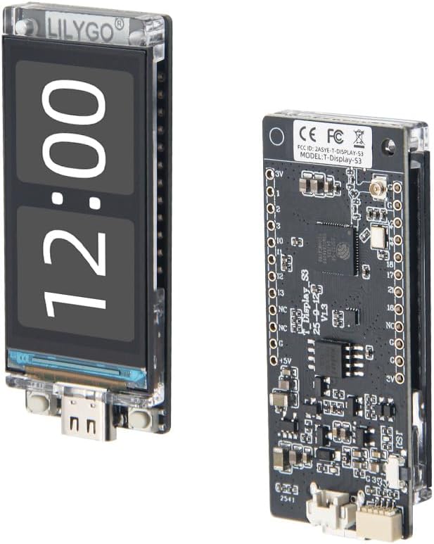 LILYGO T-Display-S3 ESP32-S3 ST7789 LCD-Display TTGO Entwicklungsplatine ESP32-S3 Nicht lötbare Stif