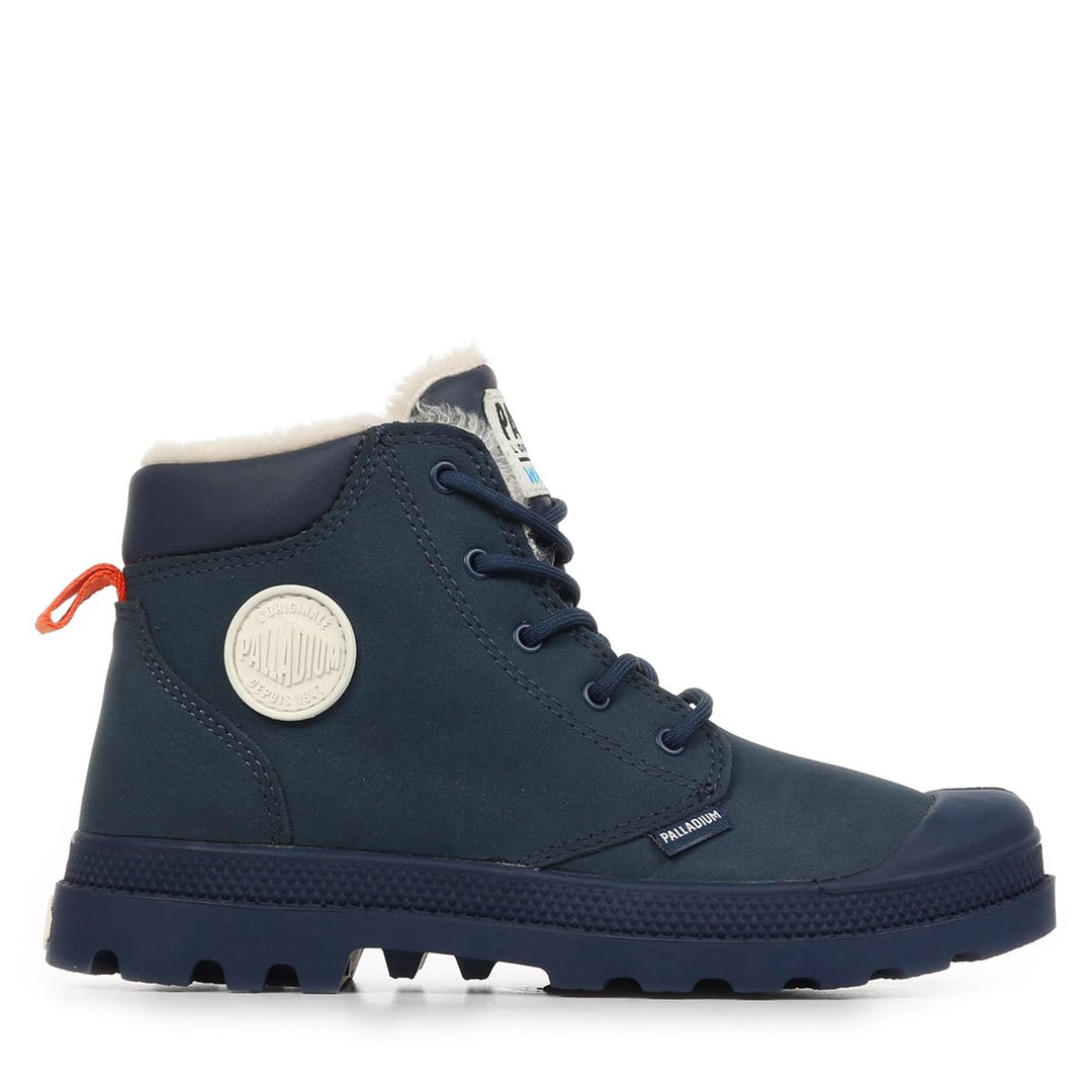 Palladium Unisex Kinder Pampa Hi Cuff WPS Oz Boots Outdoor 30 EU Marineblau, 30 EU Marineblau