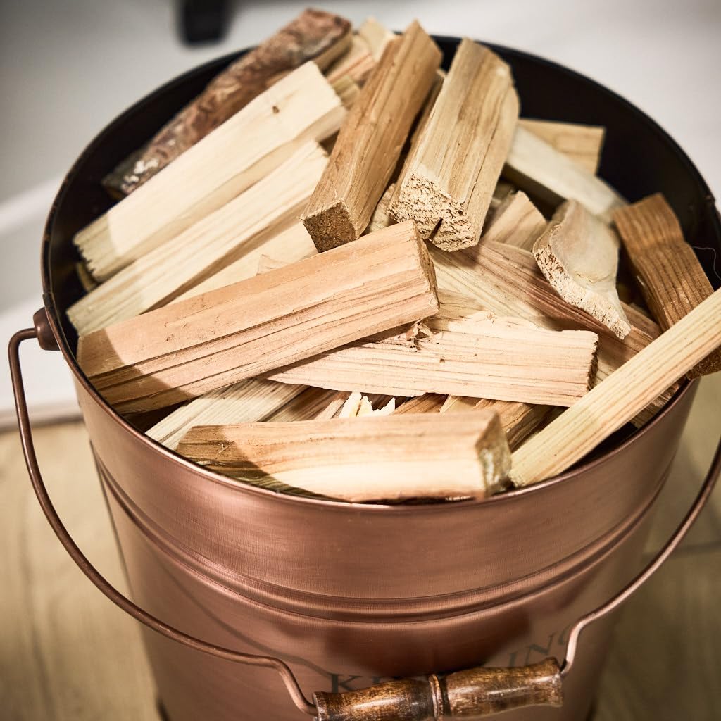 Kupfer-Eimer im Vintage-Stil, antikes Finish 17 l