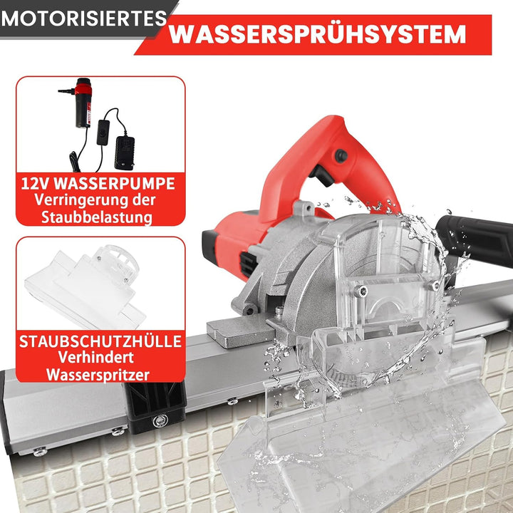 VKE 1200W 45 grad Elektrischer Fliesenschneider mit Sägeblatt 6, 6