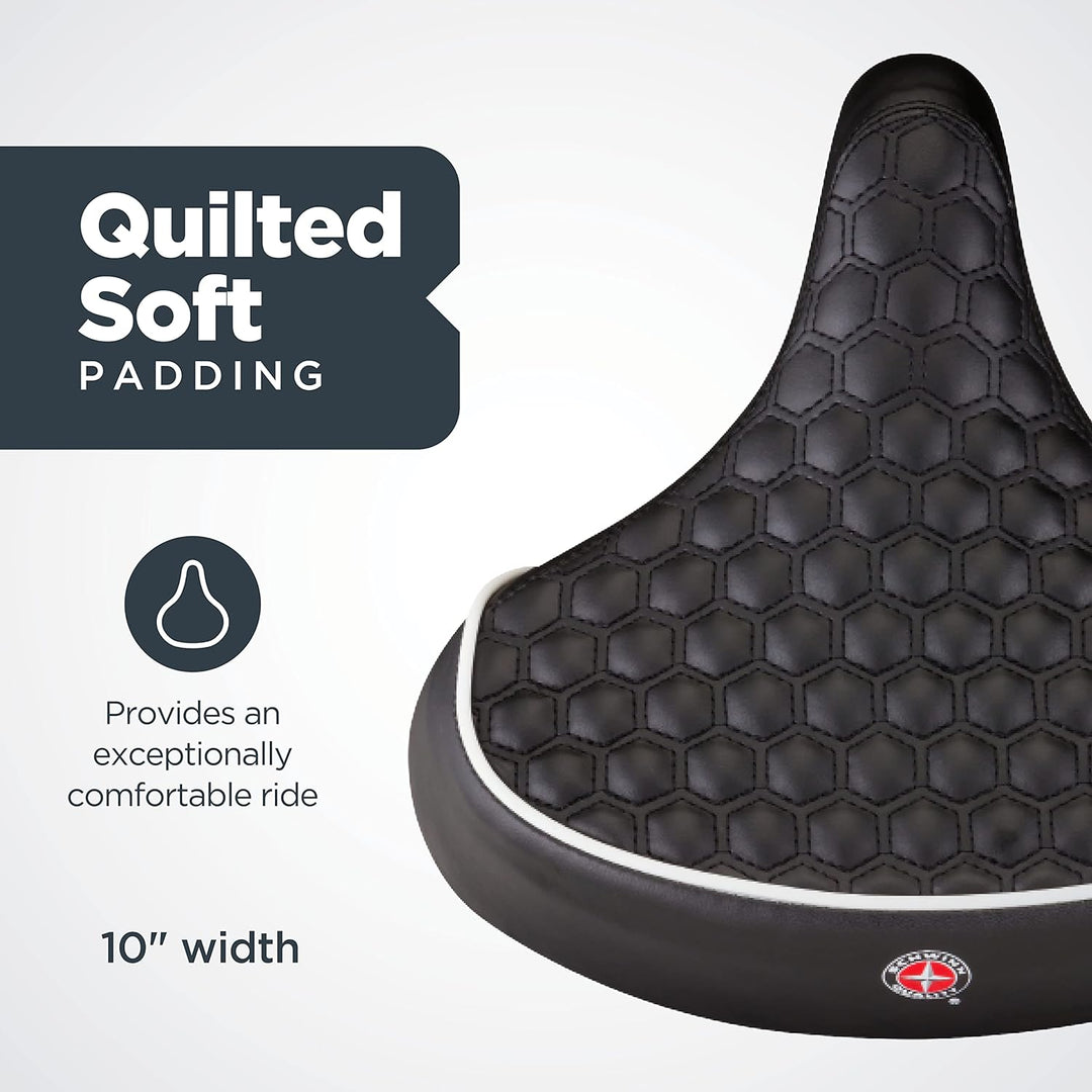 Schwinn Steppsattel Cruiser breit Cruiser/Quilted Black, Cruiser/Quilted Black