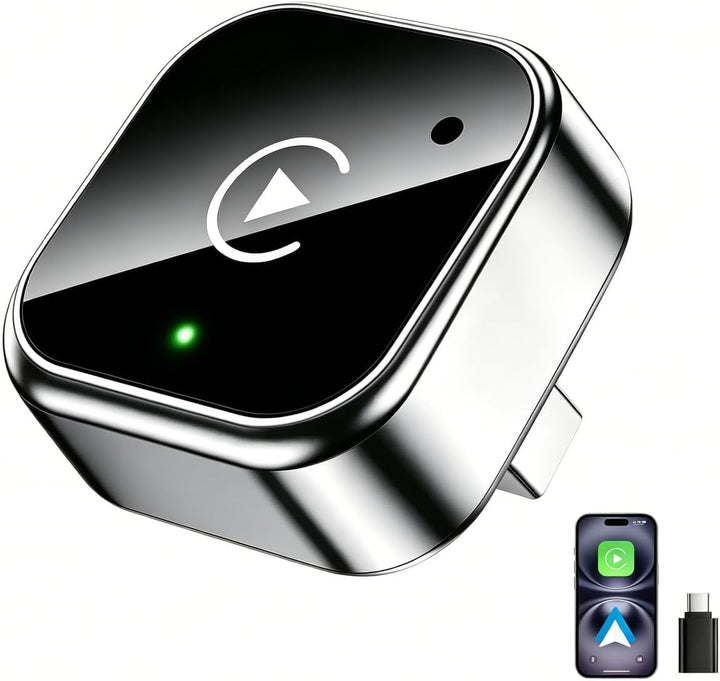 2-in-1 Wireless CarPlay Android Auto Adapter, Plug & Play, Schnell & Stabil | 5,8GHz Wi-Fi, Niedrige