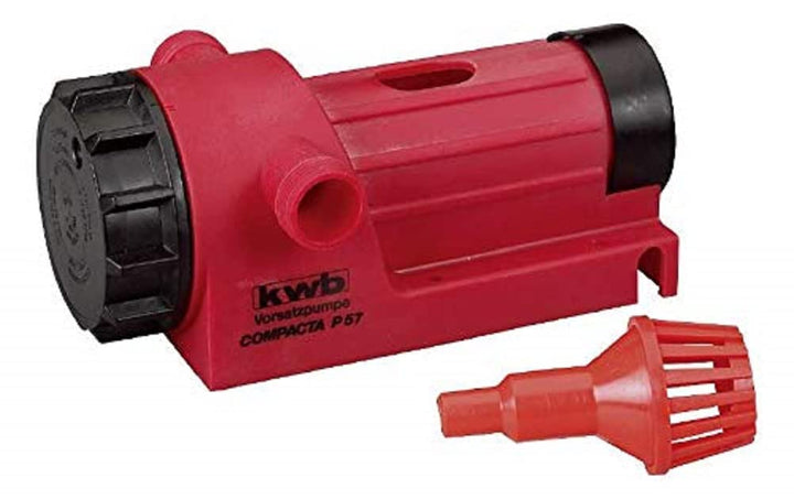kwb Compacta Pumpe P57 Bohrmaschinen-Pumpe 3000 l/h, selbstansaugend m. Ansaug-Filter, Gewinde-Ansch