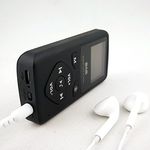 Digitales Radio im Taschenformat, Baceyong Persönliches FM-Stereoradio mit Kopfhörer MP3 Bluetooth-F