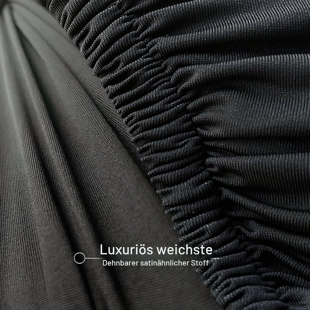 Premium Autoabdeckung Indoor Stretch Auto Abdeckplane, Weiches Innenfutter, Atmungsaktiv, Staubdicht