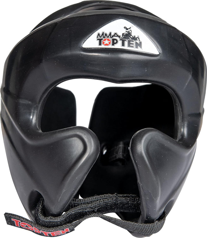 TopTen Kopfschutz „MMA“ mit Jochbeinschutz - schwarz, Gr. M
