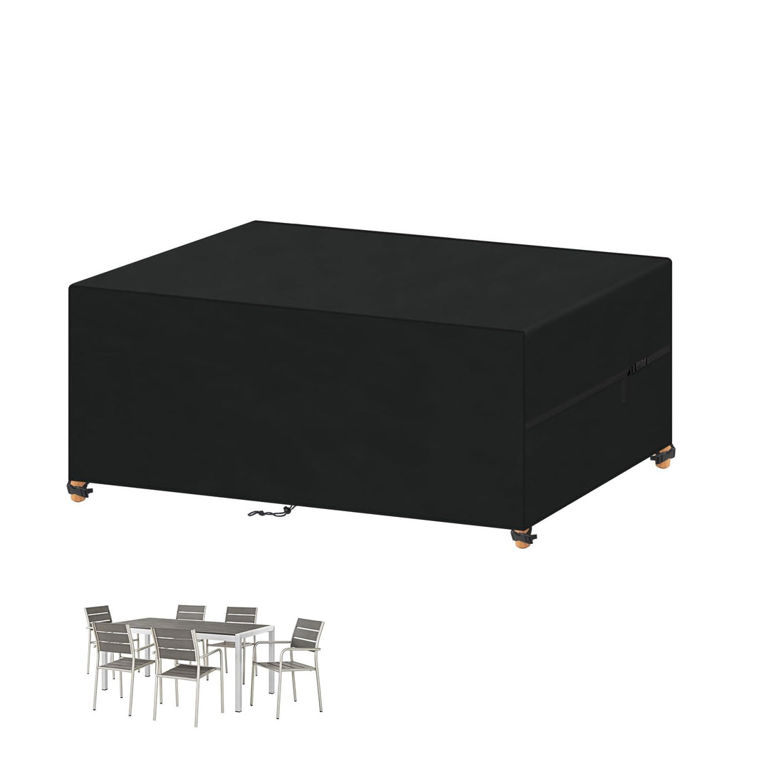 VANSHEIM Gartenmöbel Abdeckung Wasserdicht 140x70x70cm Schutzhülle Tisch | Abdeckplane Gartenmöbel 4
