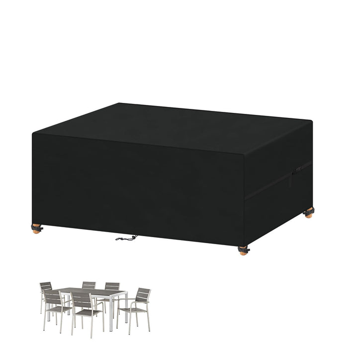 VANSHEIM Gartenmöbel Abdeckung Wasserdicht 140x70x70cm Schutzhülle Tisch | Abdeckplane Gartenmöbel 4