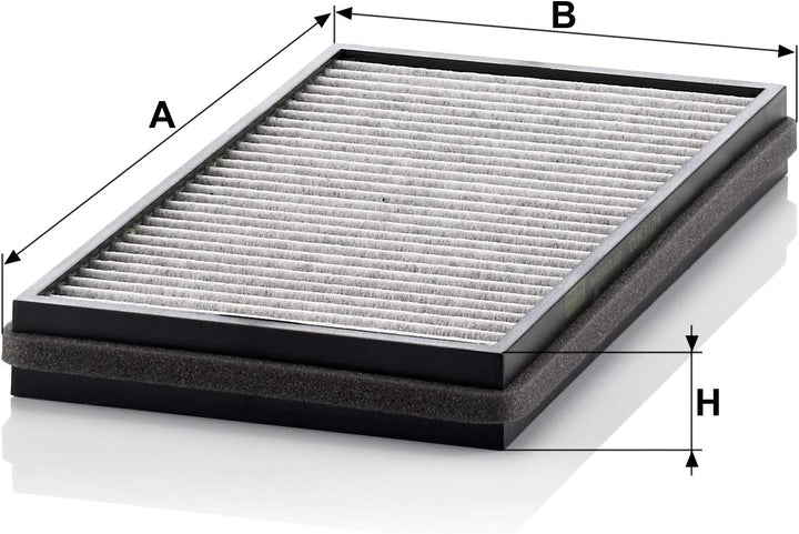 MANN-FILTER CUK 3124-2 Innenraumfilter – Kabinenluftfilter Satz (2er Set) mit Aktivkohle – Für PKW,