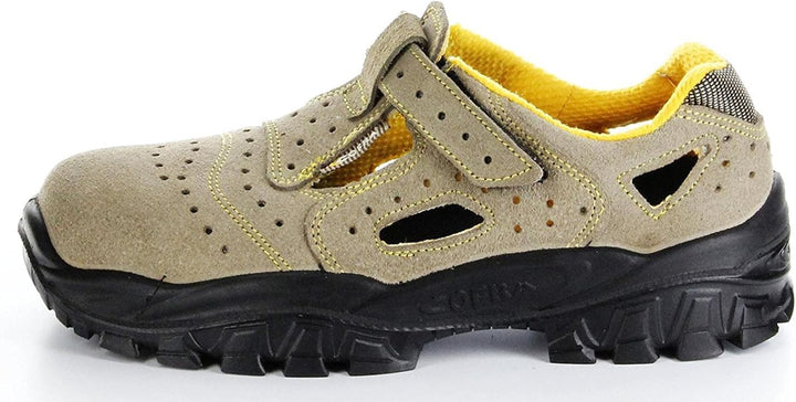 Cofra NT040-000.W36 NEW BRENTA S1 P SRC Sicherheitssandalen, Beige/Orange, Grösse 36 36 EU, 36 EU