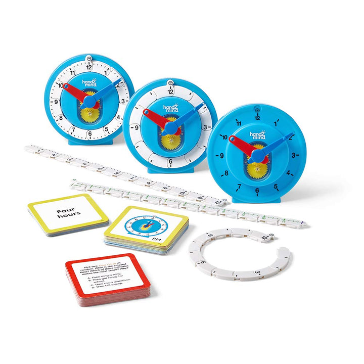 Learning Resources Arbeitsgruppen-Set „Rechnen mit Zeitintervallen“, 16 Spiele und Aktivitäten, Zahl