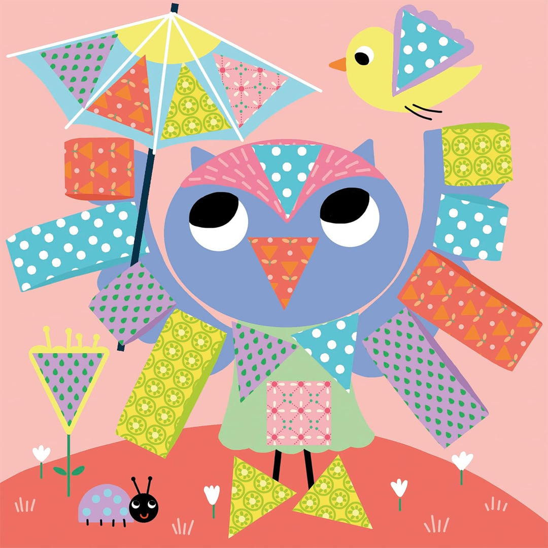 Janod - My Arts & Crafts - Ab 4 Jahre - Ausschneiden und Kleben - 4 Bilder - Kreatives Hobby Kinder