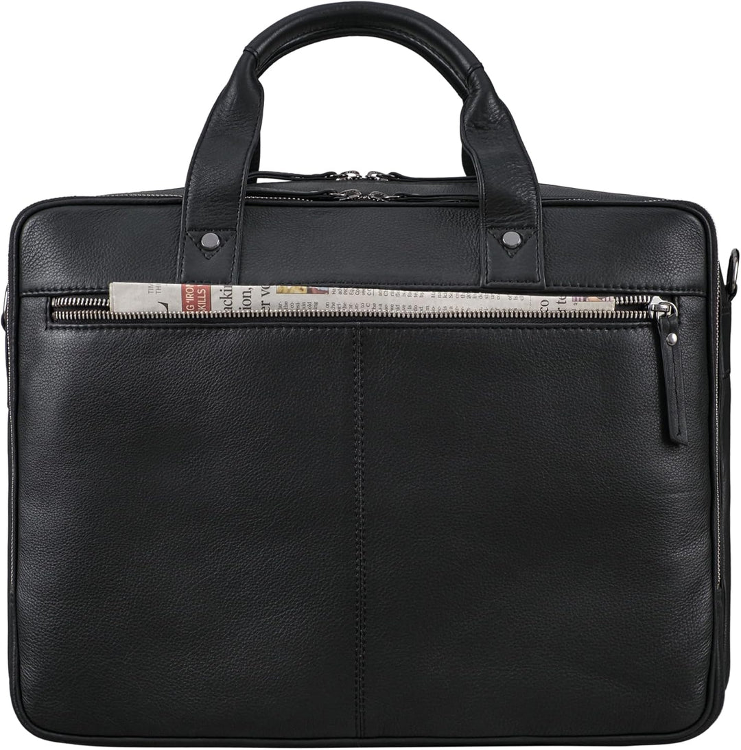 STILORD "Ace Aktentasche Leder Herren Damen Gross Business Tasche Echtleder Vintage für Laptop 15,6