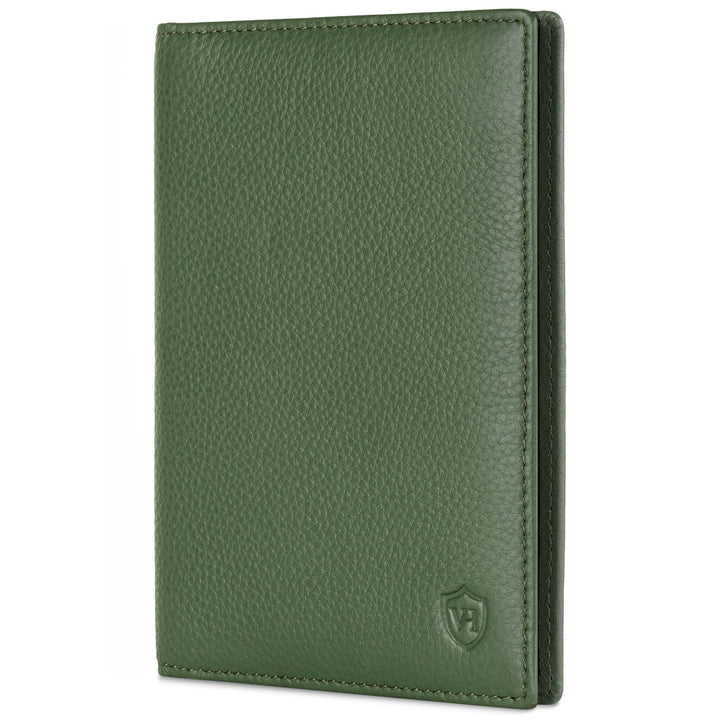 VON HEESEN® Reisepasshülle Leder Etui mit RFID-Schutz - Passhülle Passport Reisepass Mappe Hülle Org