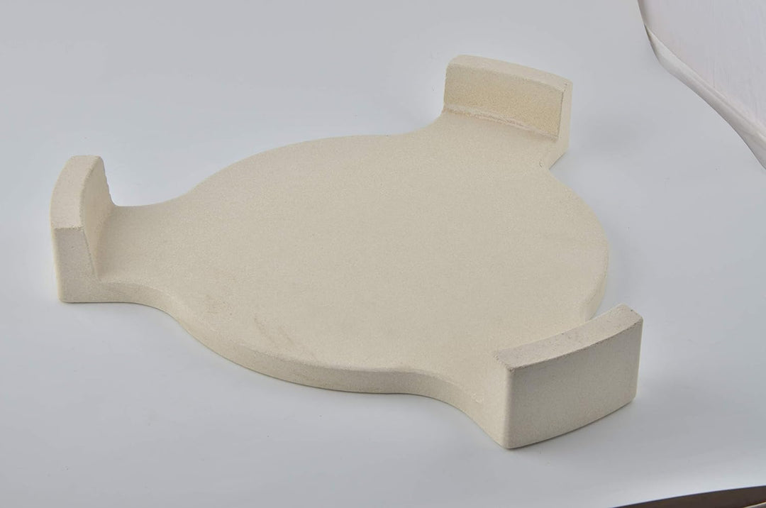 YNNI KAMADO TQADB1 43 cm Hitzeschutz mit Füssen BBQ Cramic Universal extra dick 43 cm TQADB1