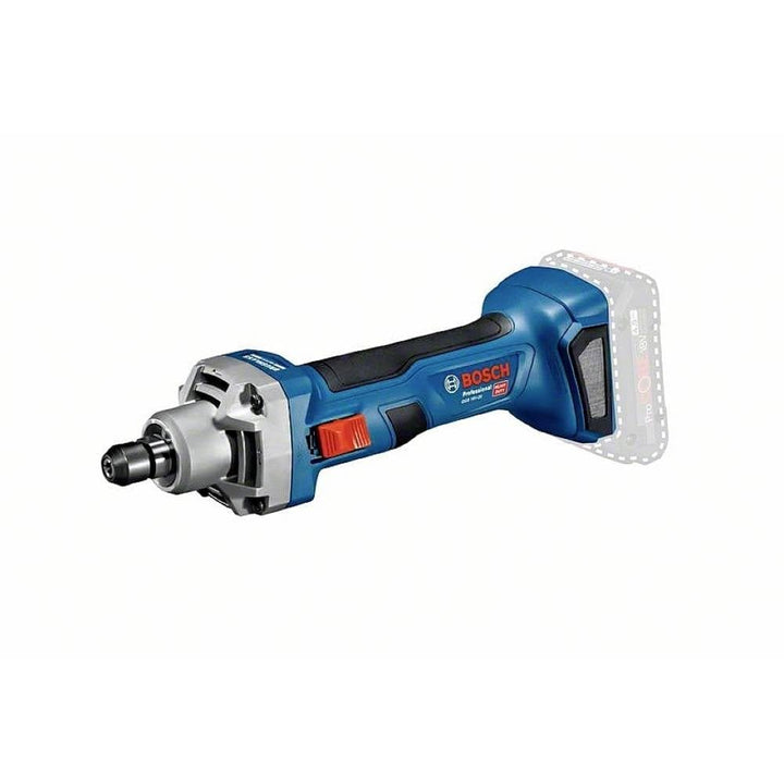 Bosch Professional 18V System Akku-Geradschleifer GGS 18V-20 (ohne Akkus und Ladegerät, inkl. 2x Ein