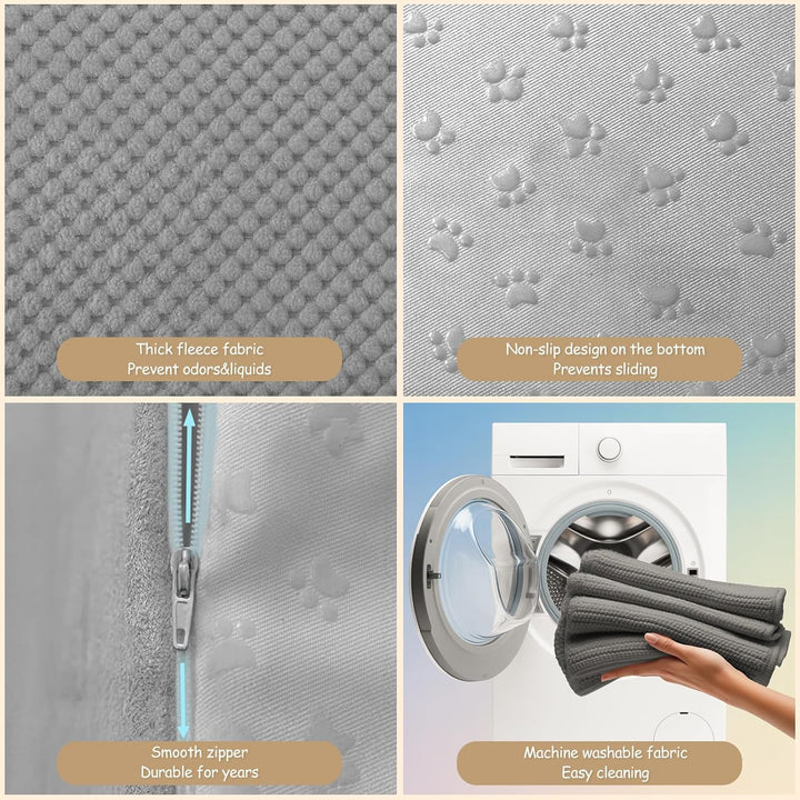 Niubya Hundetreppe für Kleine Hunde, D70xW40xH45 cm, für Katzentreppe Hundetreppe Bett und Sofa, ält