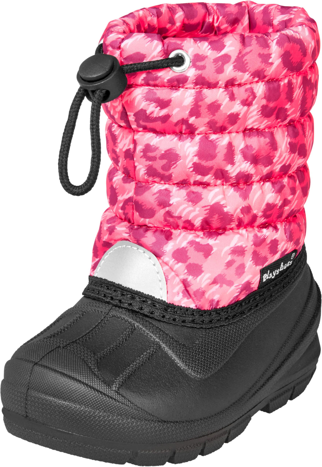 Playshoes Mädchen Kinder Winter-Bootie Schneeschuh Outdoor Winterstiefel Leo Print 20/21 EU, Leo Pri