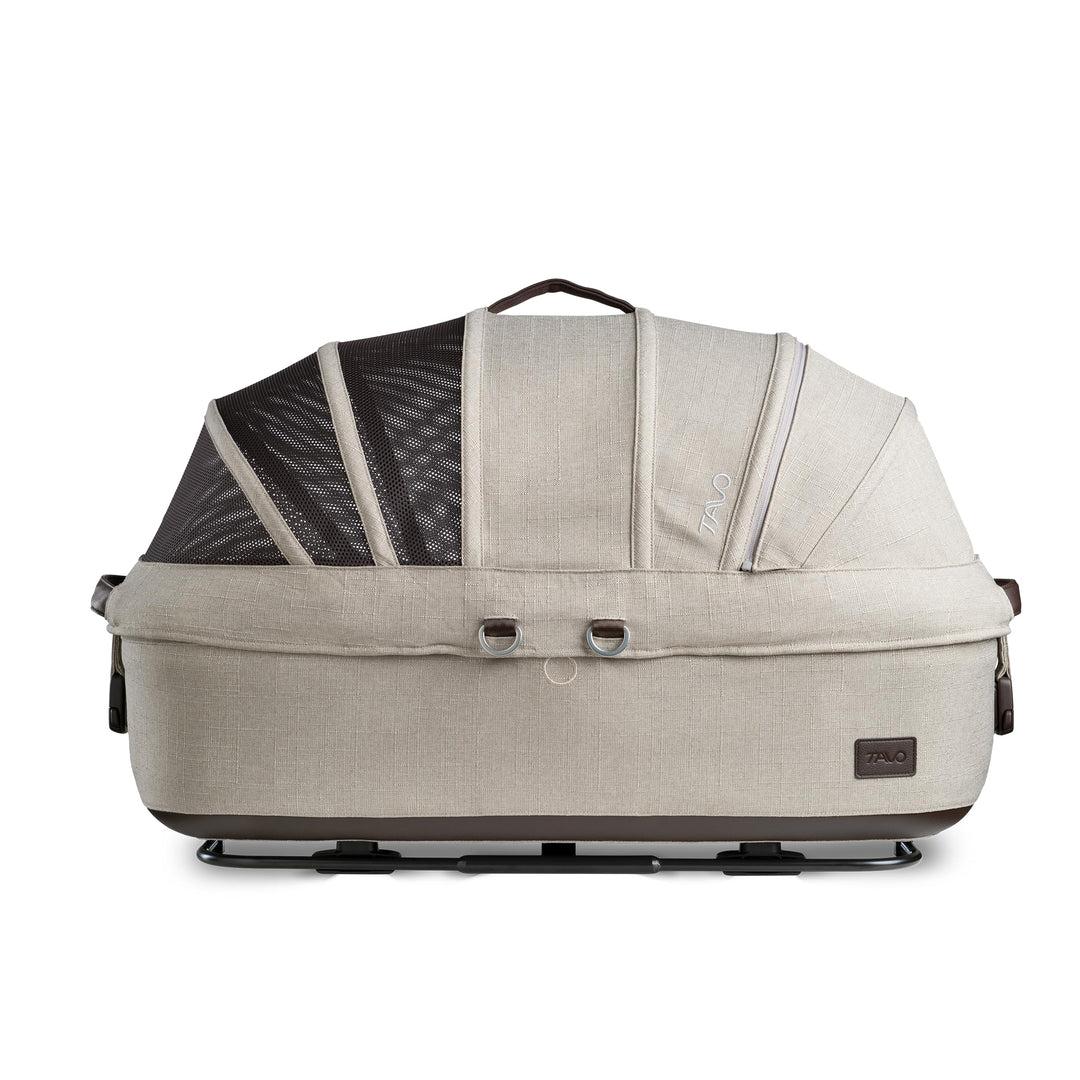 Tavo Maeve Medium Flex‑Griff Haustier‑Autositz mit ISOFIX‑Bodenplatte, 2 Matratzenauflagen, Geeignet