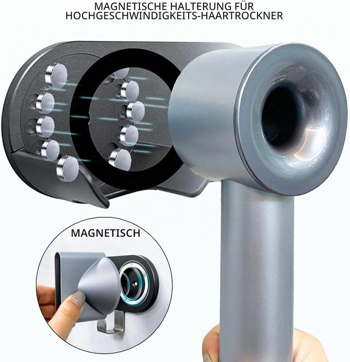 simpletome simpltome Haartrocknerhalter Wandhalterung für ALLE Magnetischen Hohe Geschwindigkeit Fön