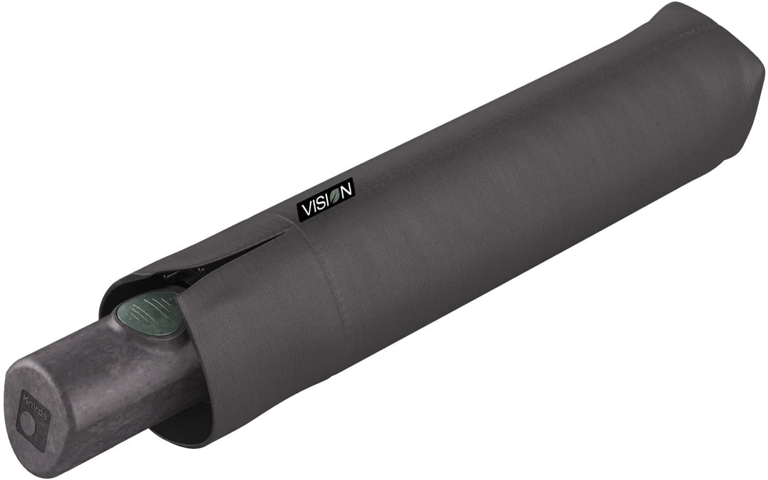 Knirps nachhaltiger Damen Taschenschirm Vision Duomatic - dust 97 cm Dust, 97 cm Dust
