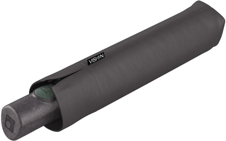 Knirps nachhaltiger Damen Taschenschirm Vision Duomatic - dust 97 cm Dust, 97 cm Dust