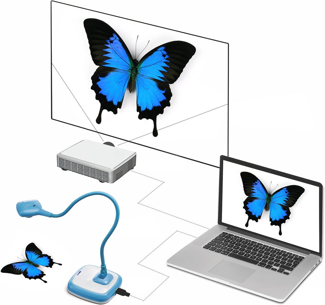 HUE HD Pro USB Dokumenten-Kamera/Visualizer/Videokonferenz-Kamera (Blau)