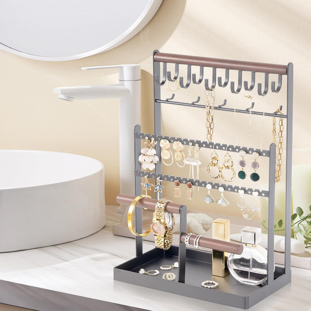 ProCase Schmuckständer Schmuckhalter für Ohrring Ohrstecker Ketten Schmuck Organizer Jewelry Ständer