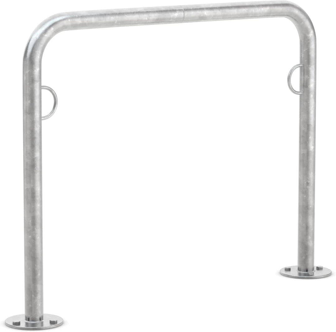 Fahrradanlehnsystem Trust 21 | 3er Pack | zum Aufdübeln | 1000mm | mit Ringösen | Fahrradständer für