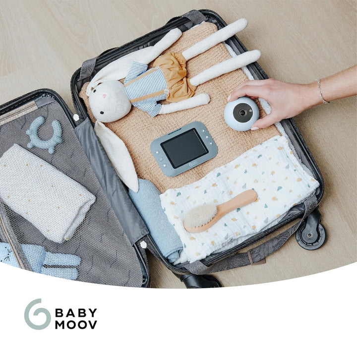 Babymoov Zusatzkamera für das Babyphone mit Kamera YOO Roll - Wiederaufladbarer Akku - 8 Stunden Akk