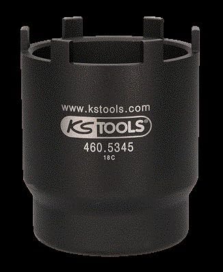 KS Tools 460.5345 1' Nutmuttern-Schlüssel mit 6 Zapfen für Mercedes und MAN, Ø 77/84 mm