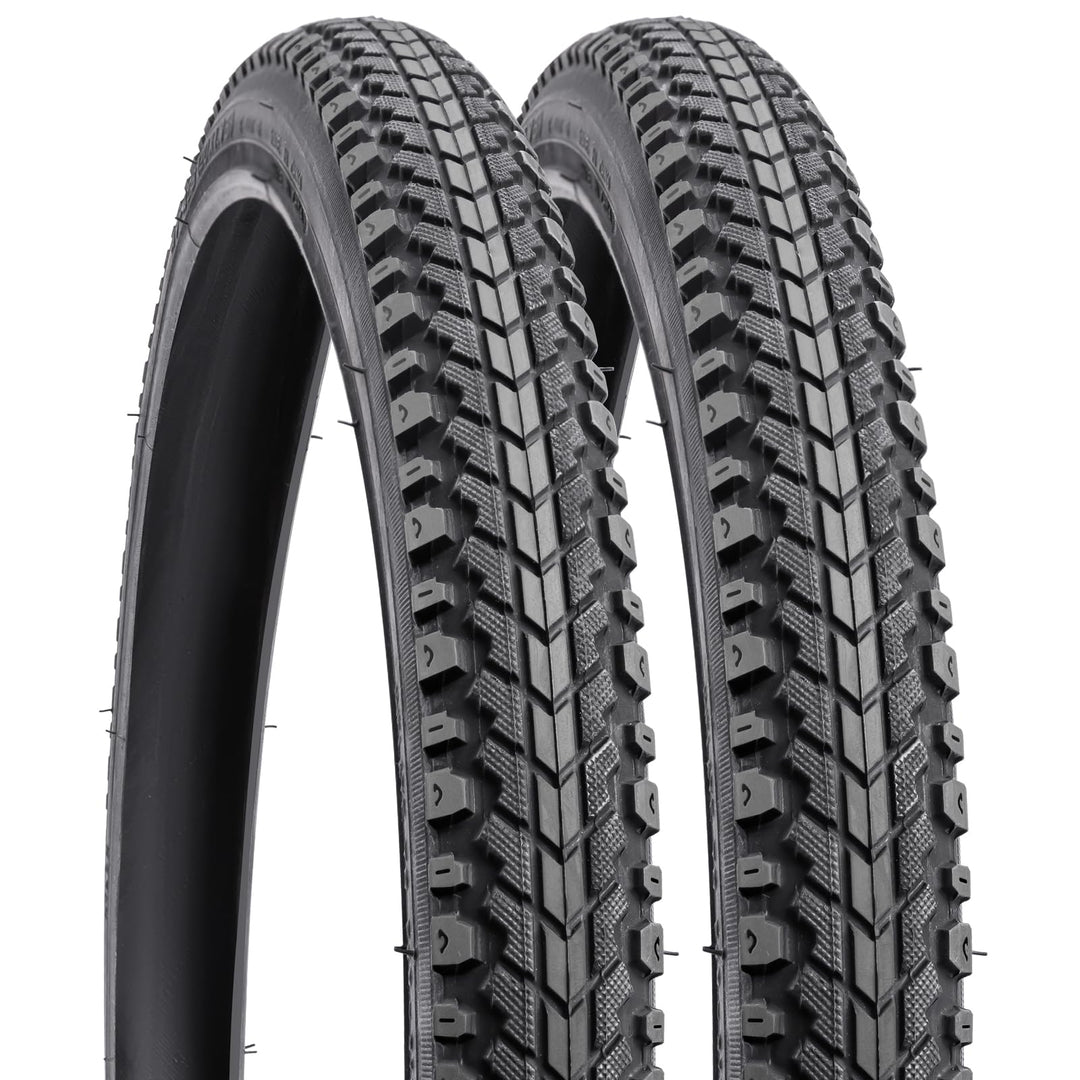 YunSCM 2Pcs 20 Zoll Fahrradreifen 20x1.75 Mantel 47-406 kompatibel 20x1.75 Stadt/Strasse Reifen 2Pcs