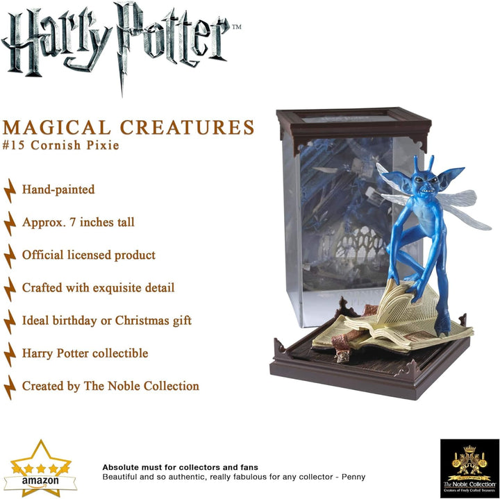 The Noble Collection Magische Kreaturen Nr. 15 - Cornish Pixie, NN7678, Mehrfarbig