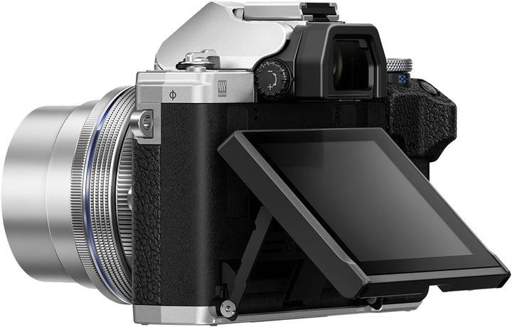 Olympus OM-D E-M10 Mark IV Micro-Four-Thirds-Systemkamera-Kit, 20 MP Sensor, 5-Achsen-Bildstabilisat