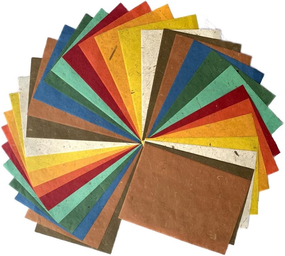 50 Blatt A4 Naturfaser Maulbeerbaum Maulbeerpapier Blatt Kunst Tissue Washi Papier Design Handwerk K