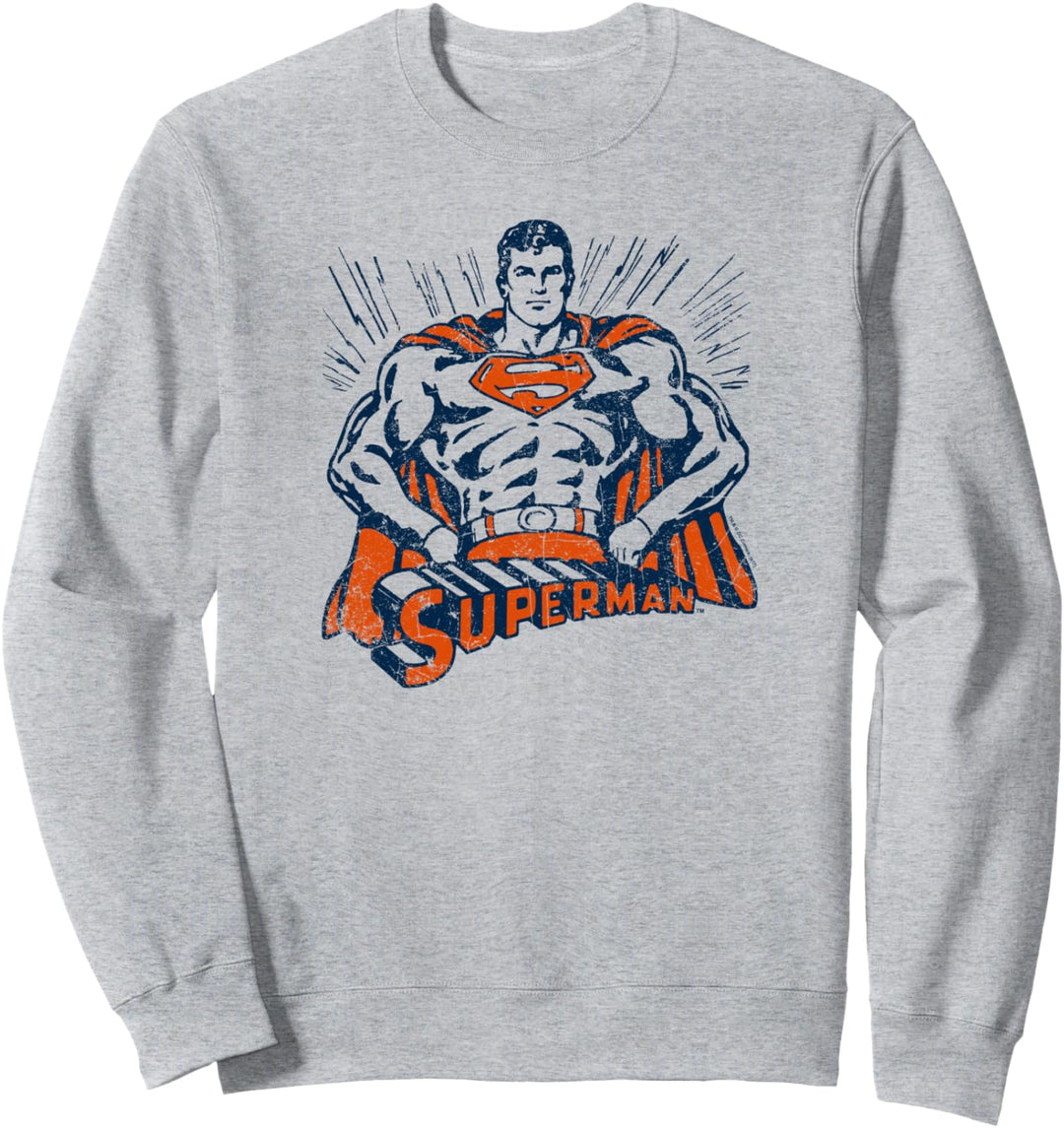 Superman Vintage Stance Sweatshirt